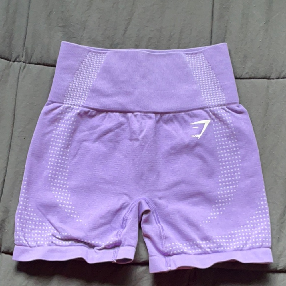 Gymshark Lavender Athletic Shorts
